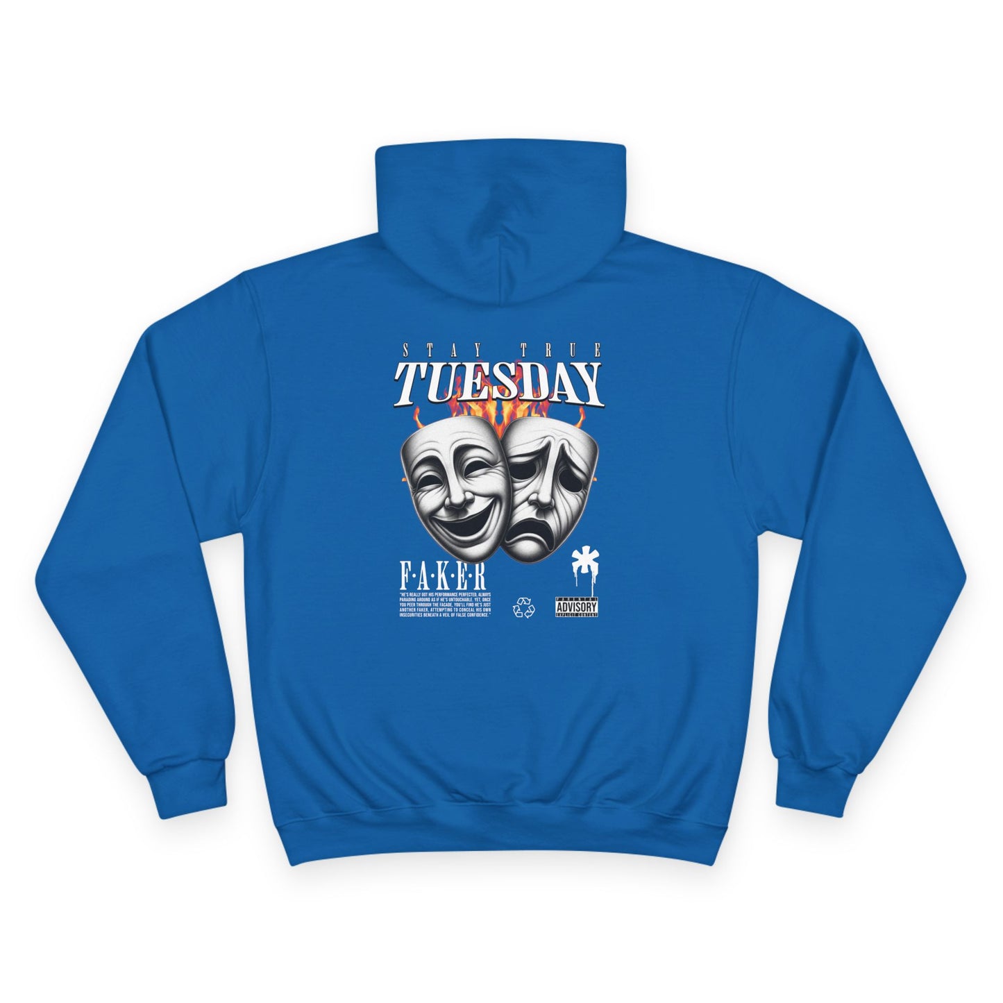 Champion Hoodie with Tuesday Design - Casual Streetwear, Perfect Gift for Birthdays and Everyday Comfort, Unisex Pullover, Trendy [...]