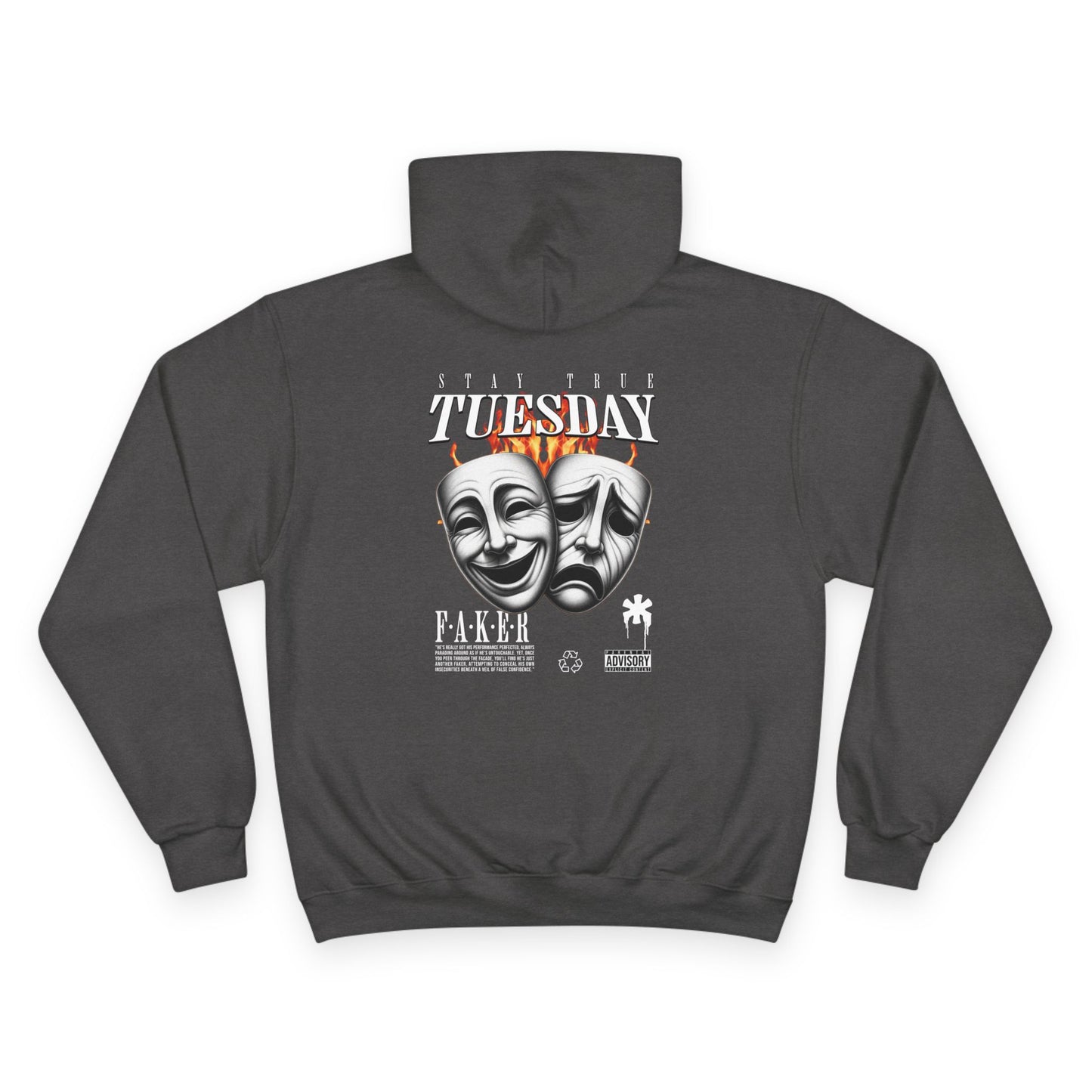 Champion Hoodie with Tuesday Design - Casual Streetwear, Perfect Gift for Birthdays and Everyday Comfort, Unisex Pullover, Trendy [...]