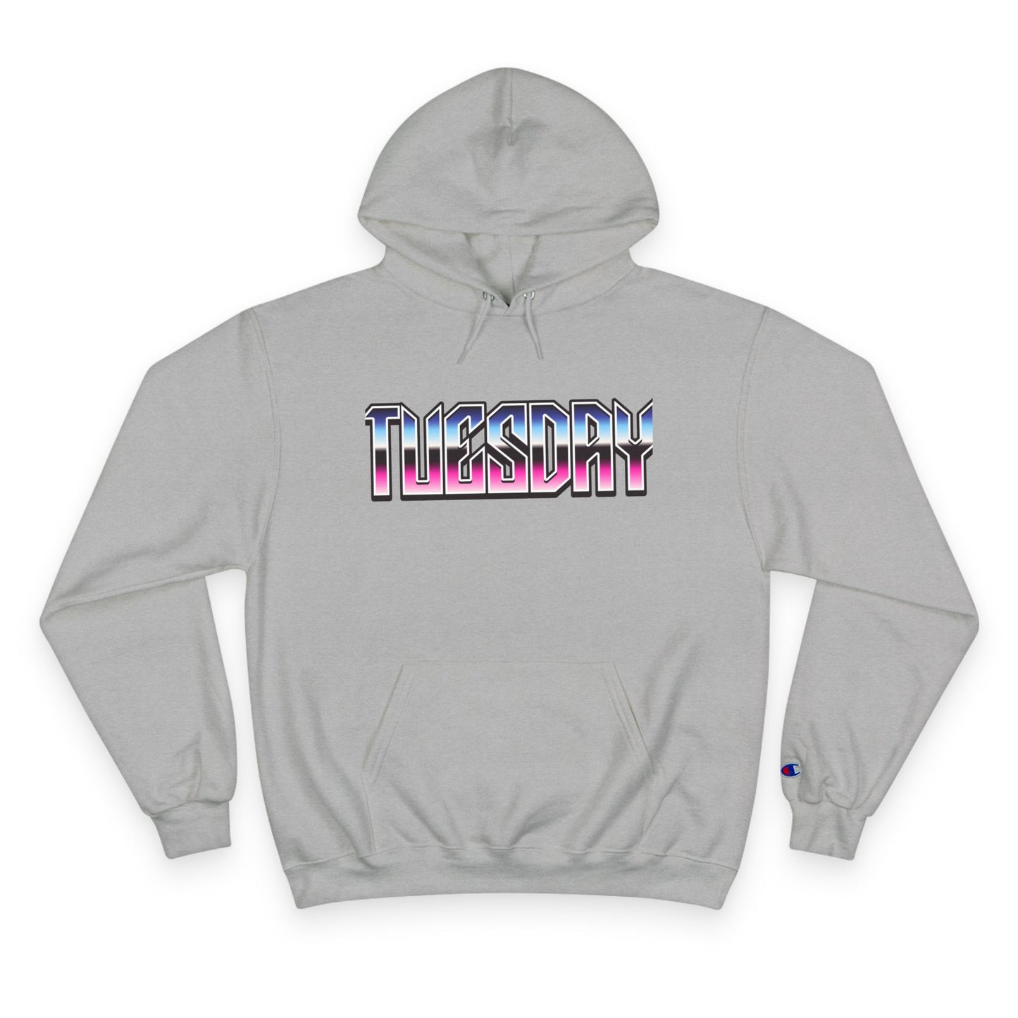 Retro-Inspired Champion Hoodie - 'Tuesday' Graphic Sweatshirt, Perfect Gift for Wolf Lovers, Cozy Lounge Wear, Stylish Everyday [...]