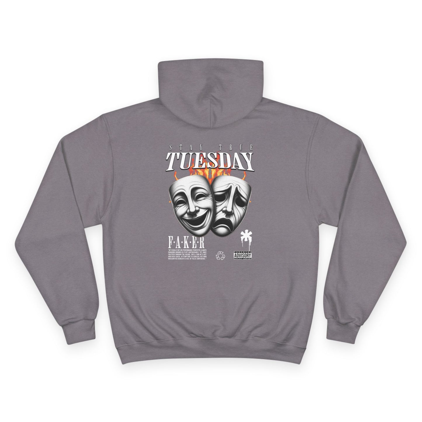 Champion Hoodie with Tuesday Design - Casual Streetwear, Perfect Gift for Birthdays and Everyday Comfort, Unisex Pullover, Trendy [...]