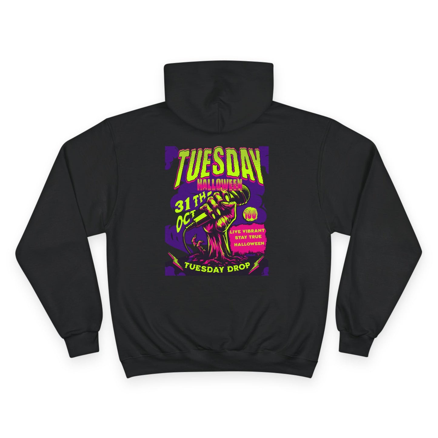 Spooky Tuesday Hoodie, Halloween Sweatshirt, Graphic Hoodie, Autumn Fashion, Cozy Casual Wear, Unique Gift for Spooky Season